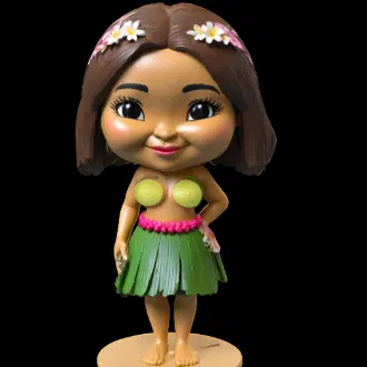 Lani – Búp Bê Lắc Đầu Cô Gái Hula (Lani Hula Girl Bobble Head)