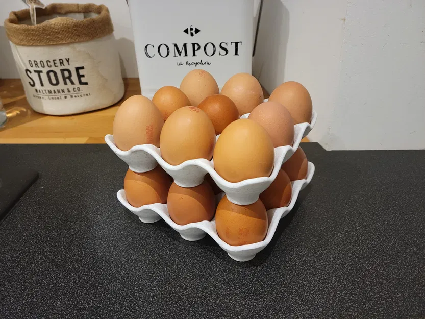 Giá Đỡ Trứng 3D Tiện Lợi - Sắp Xếp Gọn Gàng 9 Quả - Image 2