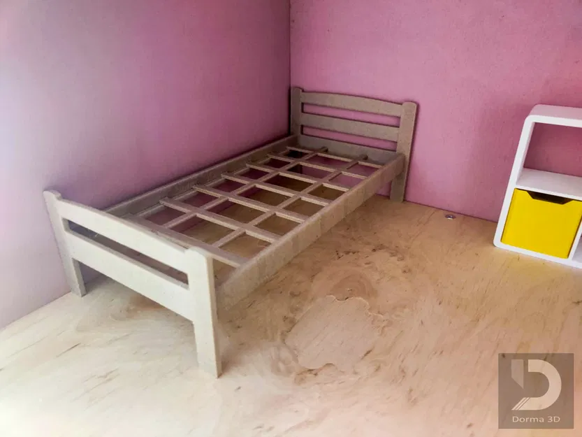 Giường búp bê (Doll bed) tỉ lệ khoảng 1:10 - Image 1