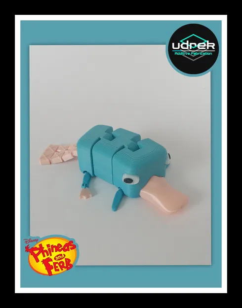 Perry Thú Mỏ Vịt Khớp Nối (Articulated Perry the Platypus) - Image 1