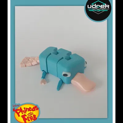 Perry Thú Mỏ Vịt Khớp Nối (Articulated Perry the Platypus)
