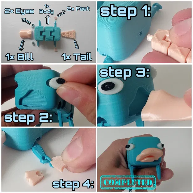 Perry Thú Mỏ Vịt Khớp Nối (Articulated Perry the Platypus) - Image 8