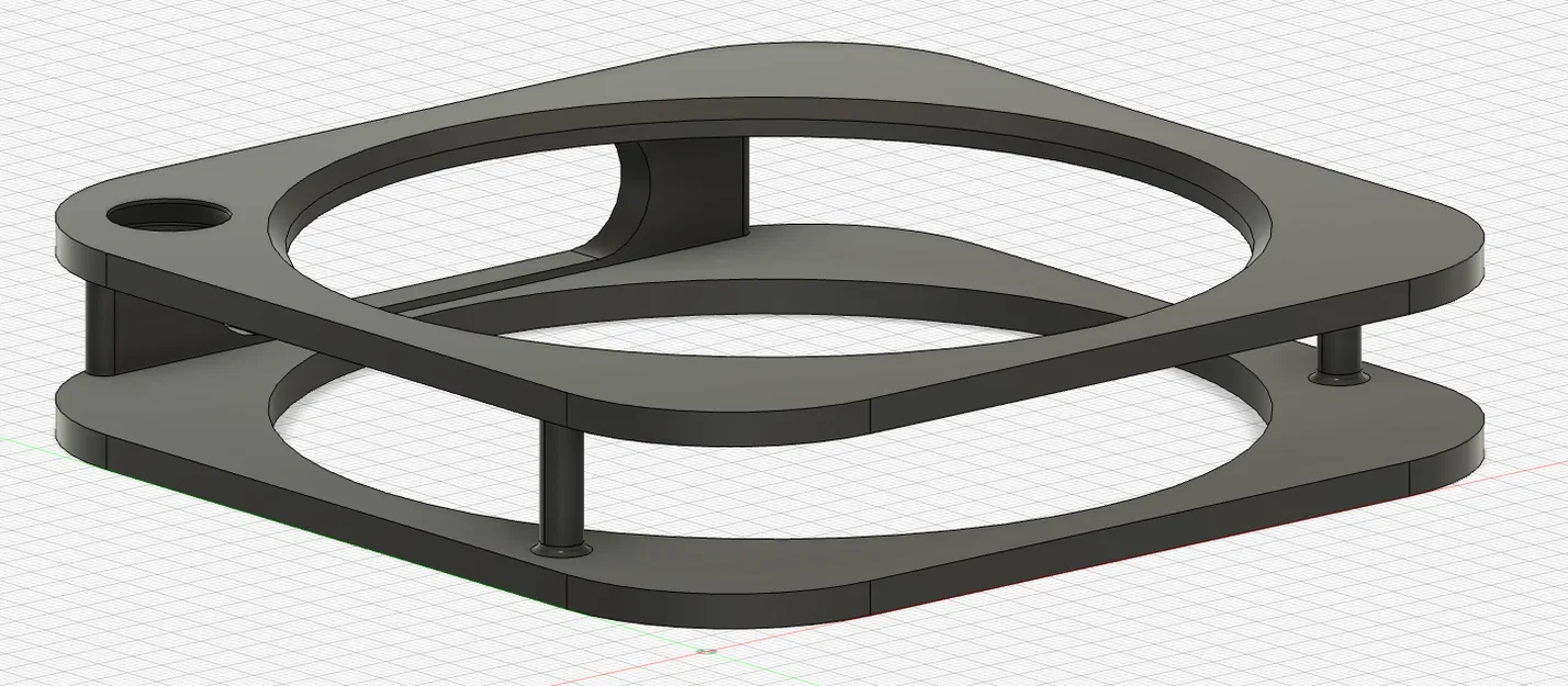 Chân đế ngang Mac Mini M4 & M4 Pro, khoét nút nguồn phía trước - Image 3