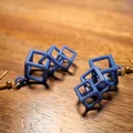 Móc bông tai triple cube (triple cube ear hangers) - Thumbnail 2