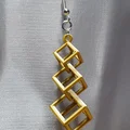 Móc treo tai hình 3 khối lập phương (triple cube (ear) hangers) - Thumbnail 2