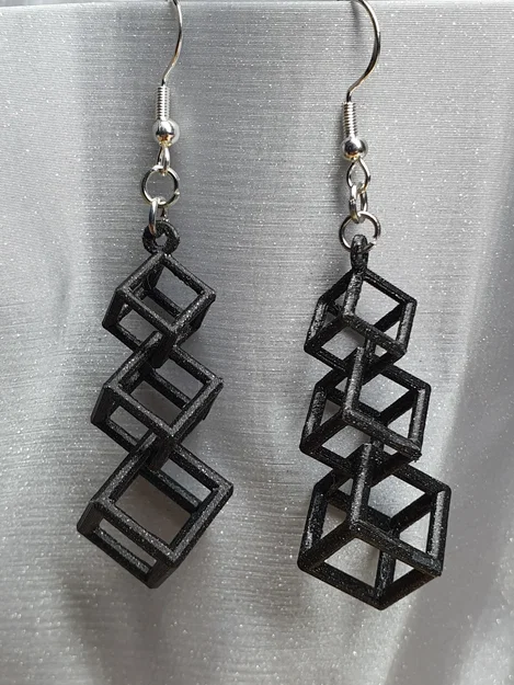 Móc treo tai hình 3 khối lập phương (triple cube (ear) hangers) - Image 3