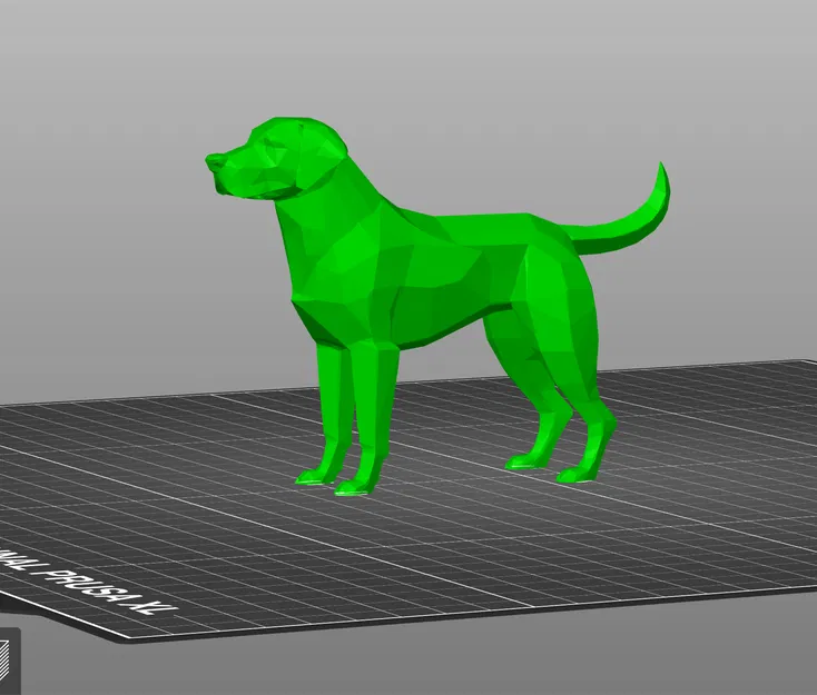 Mô Hình Chó Labrador Low Poly 3D Độc Đáo - Image 2