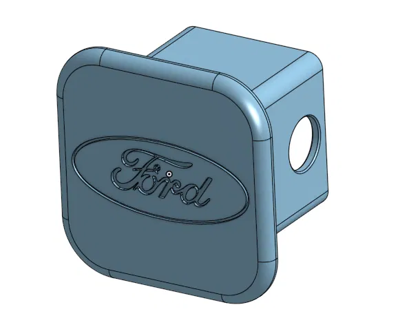 Nắp Che Ống Khớp Nối Xe Ford Logo Dập Nổi - Image 1