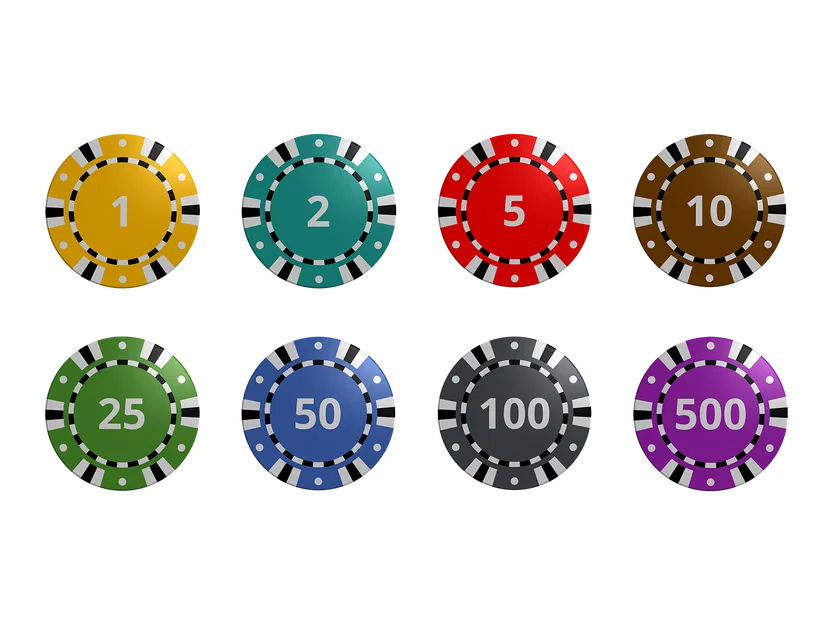 Chip Chơi Roulette & Poker 3D Đa Sắc Màu - Image 2