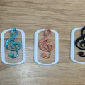 Kẹp giấy đánh dấu bản nhạc: Khóa Sol (Treble Clef) - Thumbnail 2
