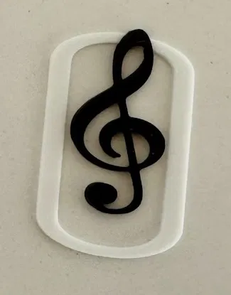 Kẹp giấy đánh dấu bản nhạc: Khóa Sol (Treble Clef) - Image 3