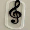 Kẹp giấy đánh dấu bản nhạc: Khóa Sol (Treble Clef) - Thumbnail 3