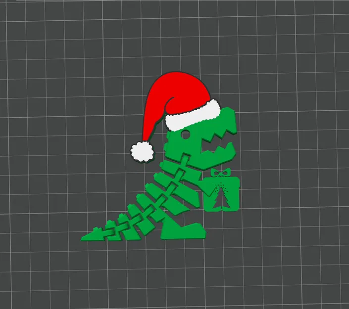 Khủng Long Giáng Sinh 3D - Mô Hình Tự Lắp Ráp Độc Đáo - Image 1