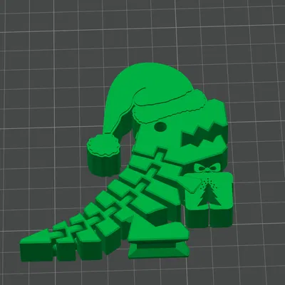 Khủng Long Giáng Sinh 3D - Mô Hình Tự Lắp Ráp Độc Đáo