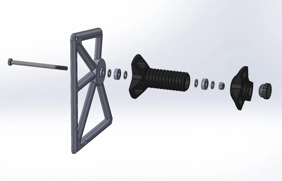 Bộ giữ cuộn filament gắn hông cho K1 Max (K1 Max Side Spool Holder) - Image 2