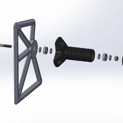 Bộ giữ cuộn filament gắn hông cho K1 Max (K1 Max Side Spool Holder)