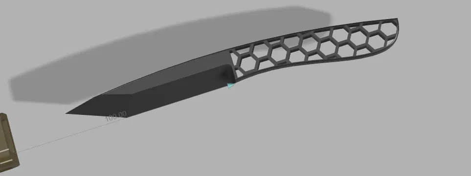 Dao Găm Tự In 3D Độc Đáo Kèm Vỏ Bao - Image 1