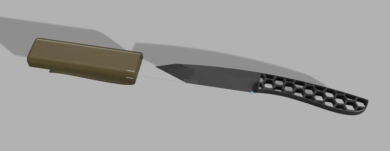 Dao Găm Tự In 3D Độc Đáo Kèm Vỏ Bao - Image 8