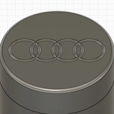 Hộp Đựng Logo Audi 3D - Tiện Lợi, Phong Cách, In Theo Yêu Cầu