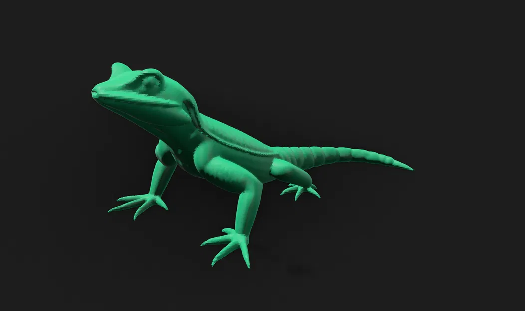 Mô Hình Thằn Lằn 3D Độc Đáo Cho Dân Sáng Tạo - Image 1