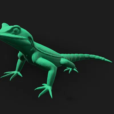 Mô Hình Thằn Lằn 3D Độc Đáo Cho Dân Sáng Tạo