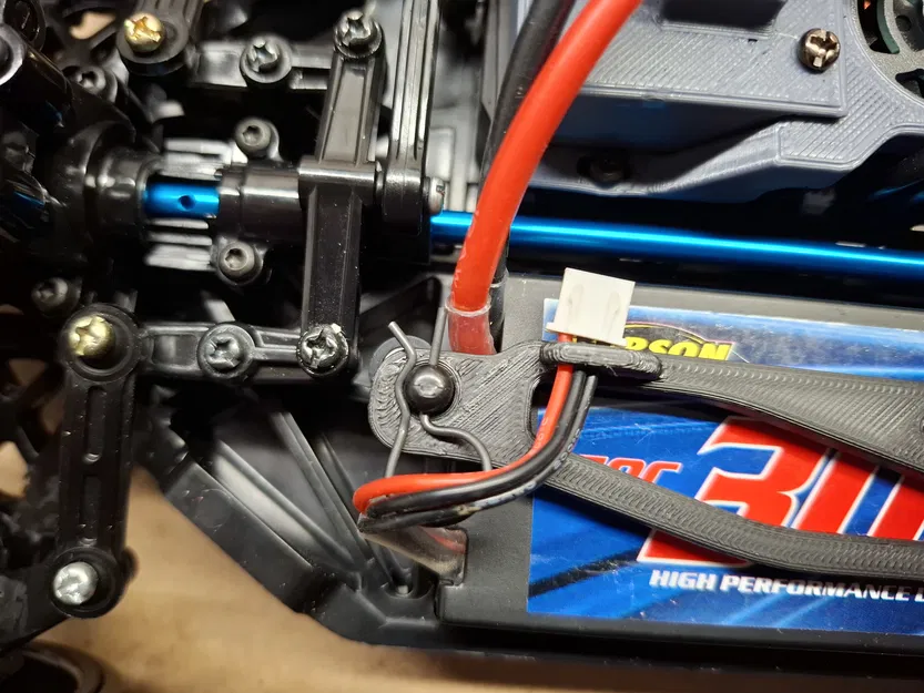 Holder pin LiPo cho Tamiya TT02 (Tamiya TT02 Lipo Holder) - Image 1