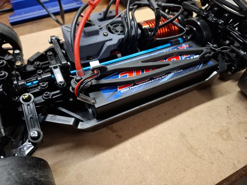 Holder pin LiPo cho Tamiya TT02 (Tamiya TT02 Lipo Holder) - Image 2