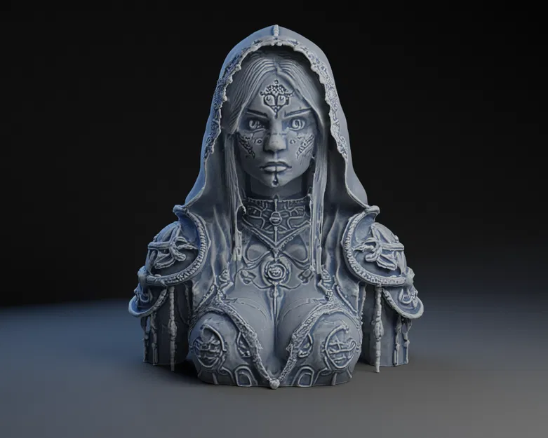 Tượng bán thân Necromancer (Necromancer Bust) - Image 1