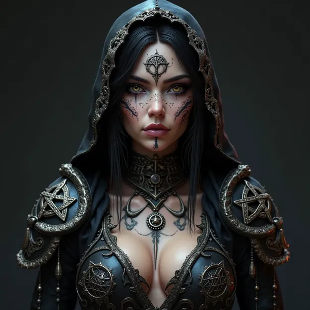 Tượng bán thân Necromancer (Necromancer Bust) - Image 2