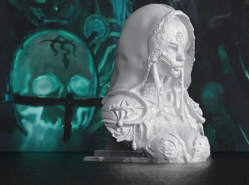 Tượng Necromancer - Mô hình 3D chi tiết, độc đáo - Image 2