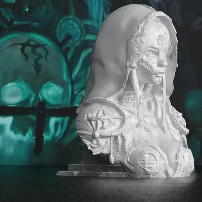 Tượng Necromancer - Mô hình 3D chi tiết, độc đáo