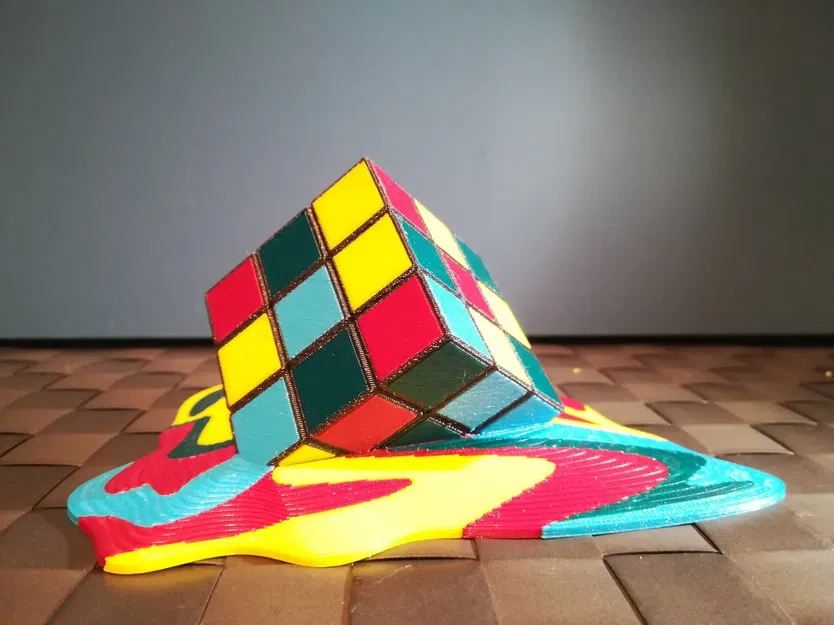 Khối Rubik Tan Chảy (đa vật liệu) - Image 1