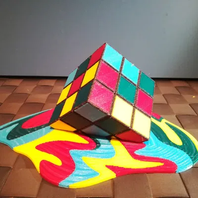 Khối Rubik Tan Chảy (đa vật liệu)