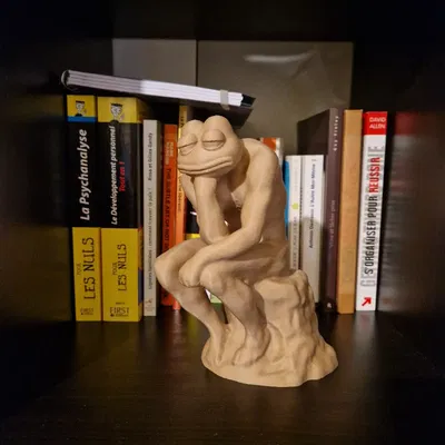 Tượng Ếch Tư Duy - Mô Hình In 3D Độc Đáo