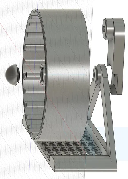 Bánh xe chạy Hamster XL kèm tùy chọn phần nâng - Image 3