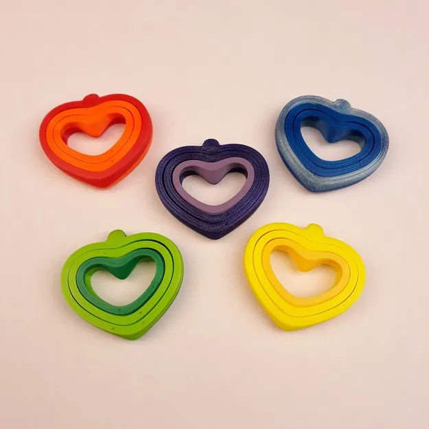 Trái tim xoay (Revolving heart) - dây chuyền - Image 3