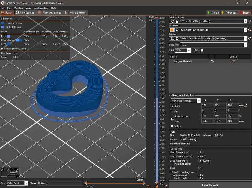 Trái tim xoay (Revolving heart) - dây chuyền - Image 11