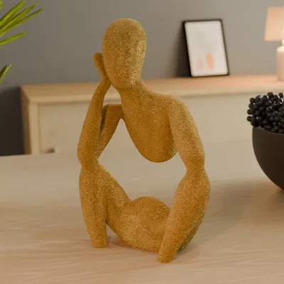 The Fuzzy Thinker – Tượng Tối Giản Bề Mặt Fuzzy