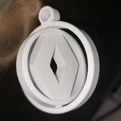 Móc Khóa Logo Renault Xoay Độc Đáo - Phiên Bản 1992-2021