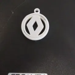 Móc Khóa Logo Renault Xoay Độc Đáo - Phiên Bản 1992-2021