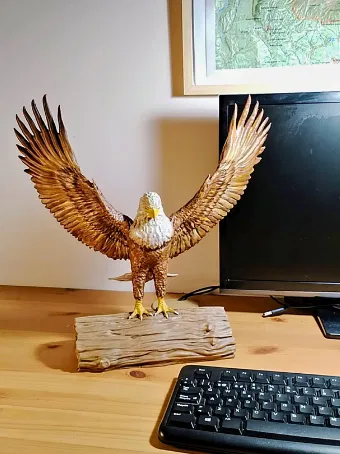 Eagle – Mẫu STL đại bàng trang trí để in 3D - Image 2