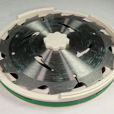 Giá đỡ lưỡi cưa tròn xếp chồng an toàn, tiết kiệm không gian