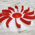 Cánh quạt (Impeller) nâng cấp cho quạt hút thông gió phòng tắm - Thumbnail 1