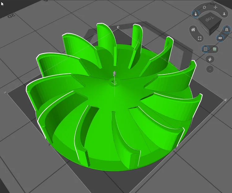 Cánh quạt (Impeller) nâng cấp cho quạt hút thông gió phòng tắm - Image 5
