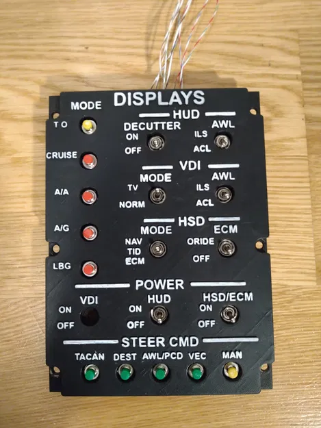 Bảng Điều Khiển Hiển Thị F-14 Tomcat Mô Hình 3D - Image 2