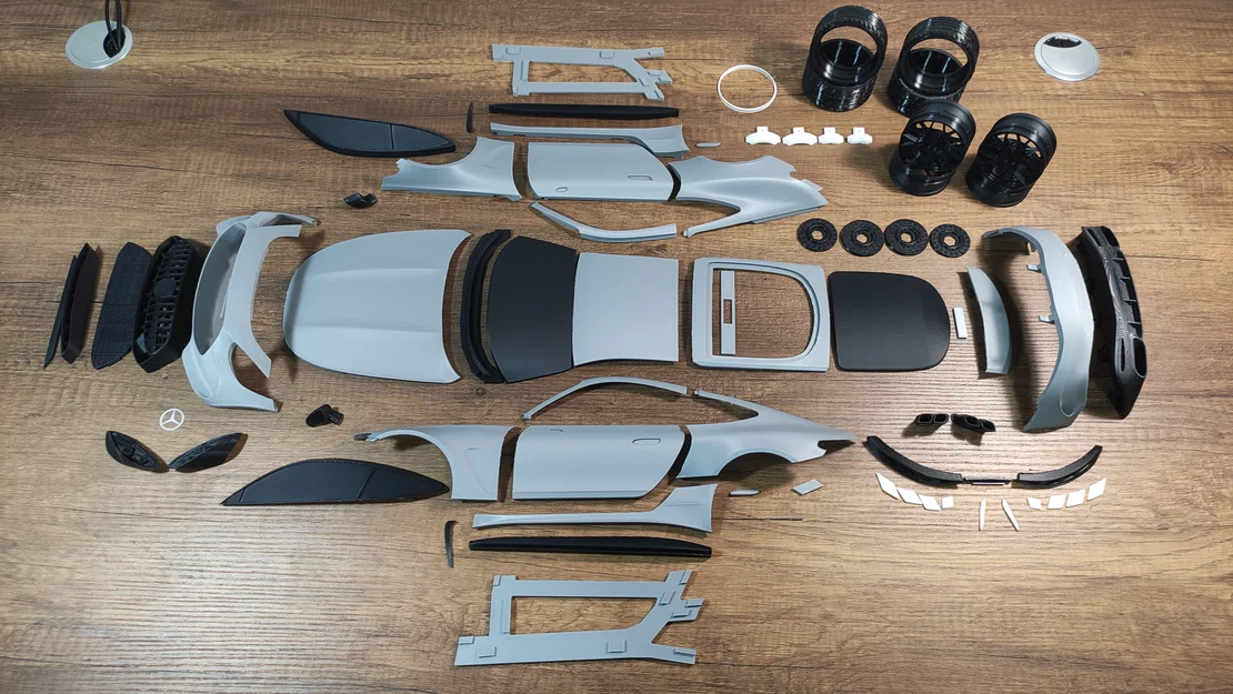 AMG GT 63 Coupe - RC Car/Mô hình trưng bày tỉ lệ 1/10 - Image 11