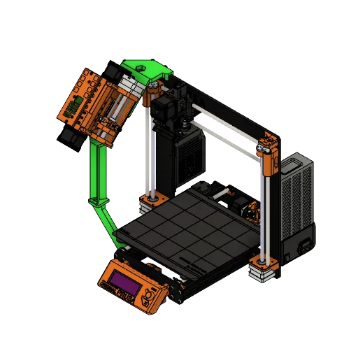 Ngàm gắn trước MMU2/MMU3 cho Prusa i3 MK3/MK3s - Image 1