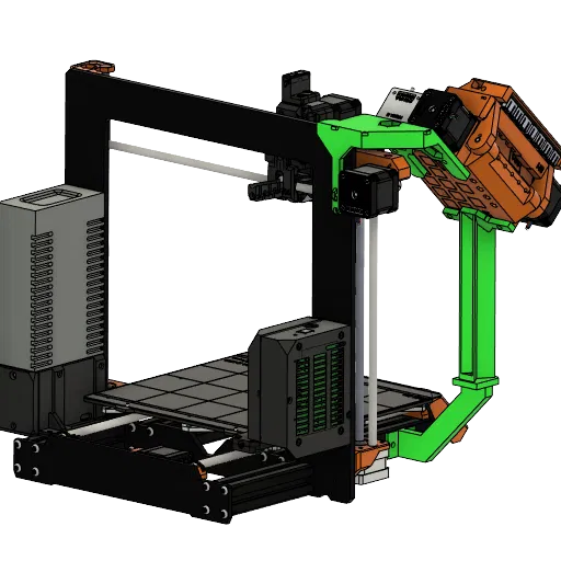 Ngàm gắn trước MMU2/MMU3 cho Prusa i3 MK3/MK3s - Image 3