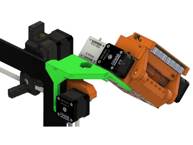 Ngàm gắn trước MMU2/MMU3 cho Prusa i3 MK3/MK3s - Image 5