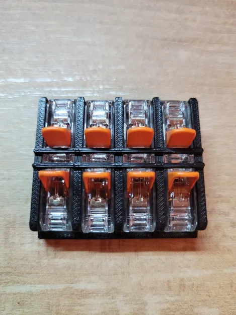 Kẹp Đấu Dây WAGO 221-2411 3D Có Lỗ Bắt Vít - Image 1